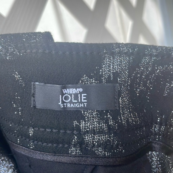 WHBM ‘Jolie’ Button Straight Luxe Stretch Pant - Picture 11 of 13